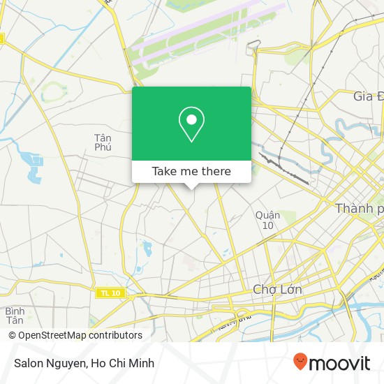 Salon Nguyen map