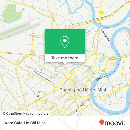 Xom Cafe map