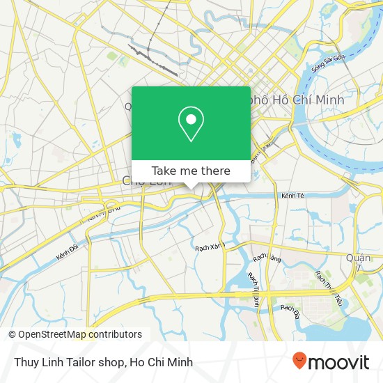 Thuy Linh Tailor shop map