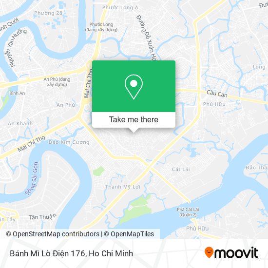 Bánh Mì Lò Điện 176 map