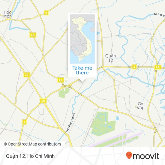 Quận 12 map