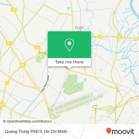 Quang Trung 998/3 map