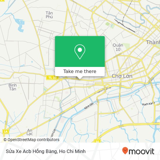 Sửa Xe Acb Hồng Bàng map