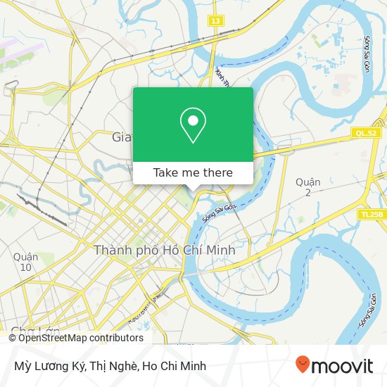 Mỳ Lương Ký, Thị Nghè map