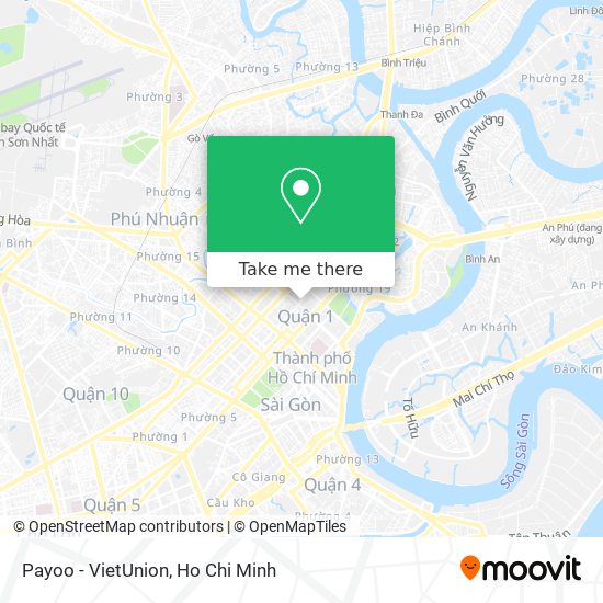 Payoo - VietUnion map