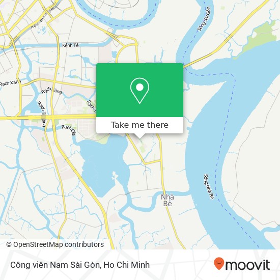 Công viên Nam Sài Gòn map