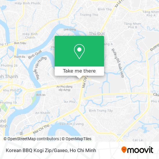 Korean BBQ Kogi Zip/Gaxeo map