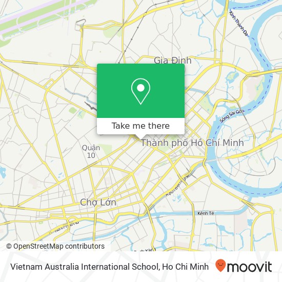 Vietnam Australia International School map