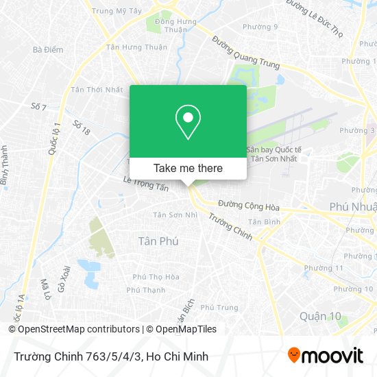 Trường Chinh 763/5/4/3 map