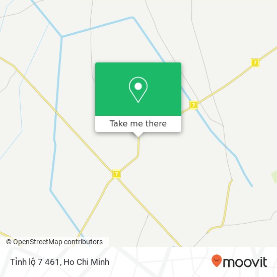 Tỉnh lộ 7 461 map