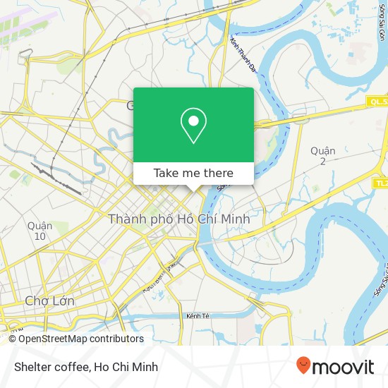 Shelter coffee map