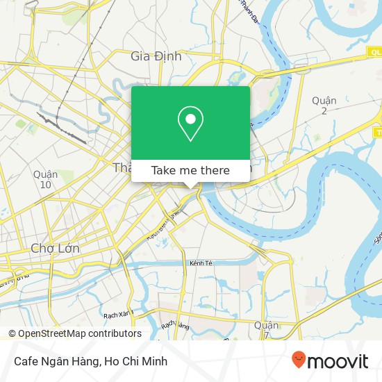 Cafe Ngân Hàng map