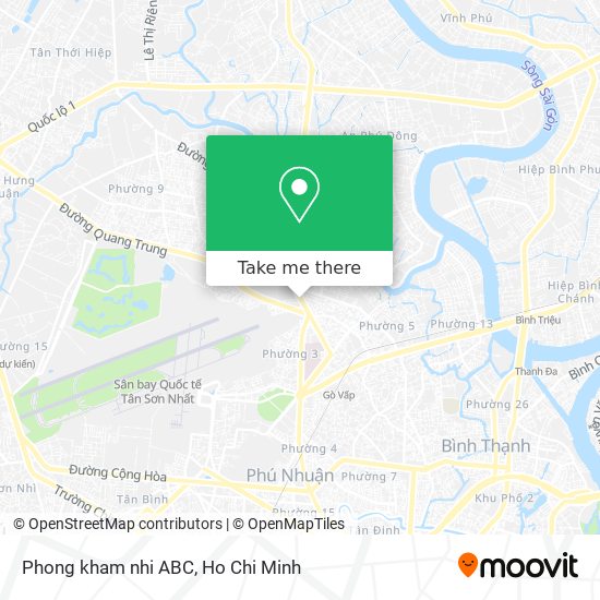 Phong kham nhi ABC map