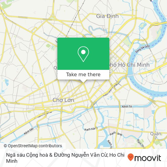Ngã sáu Cộng hoà & Đường Nguyễn Văn Cừ map