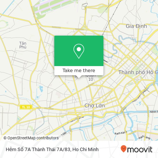 Hẻm Số 7A Thành Thái 7A/83 map