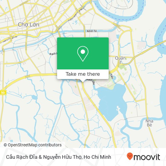Cầu Rạch Đĩa & Nguyễn Hữu Thọ map