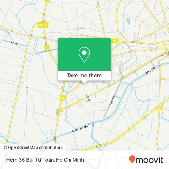 Hẻm 36 Bùi Tư Toàn map