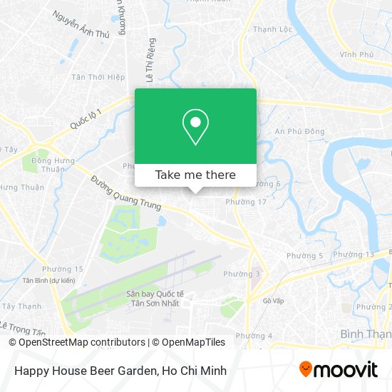 Happy House Beer Garden map