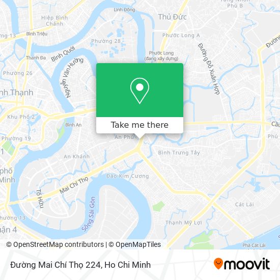 Đường Mai Chí Thọ 224 map