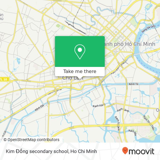 Kim Đồng secondary school map