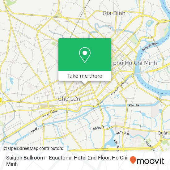 Saigon Ballroom - Equatorial Hotel 2nd Floor map