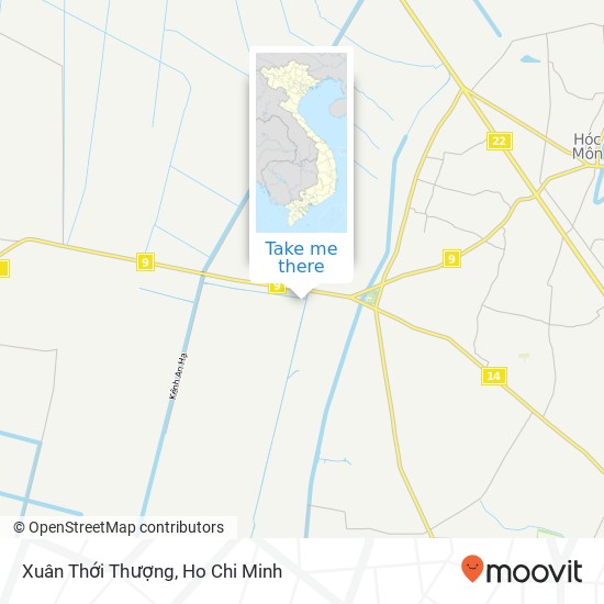 Xuân Thới Thượng map