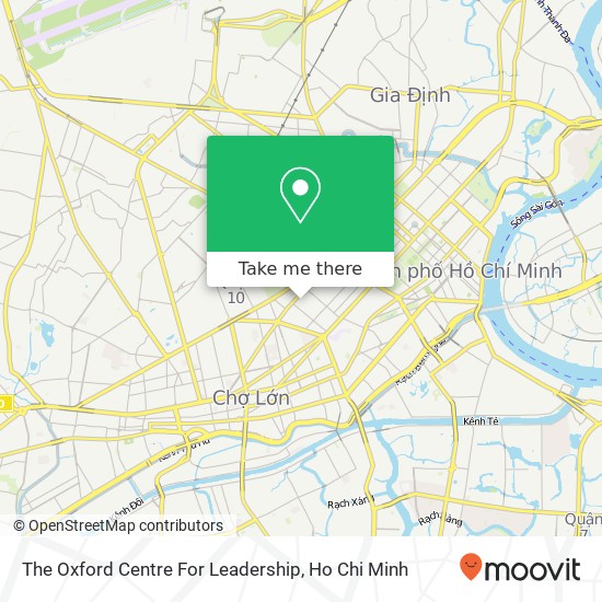 The Oxford Centre For Leadership map