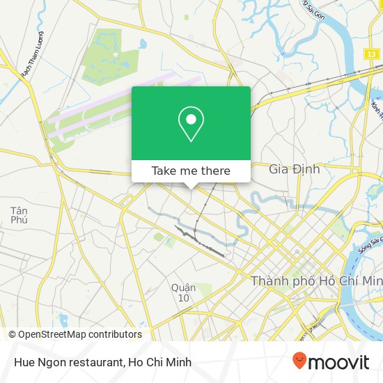 Hue Ngon restaurant map