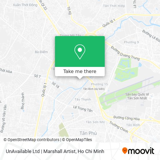 UnAvailable Ltd | Marshall Artist map