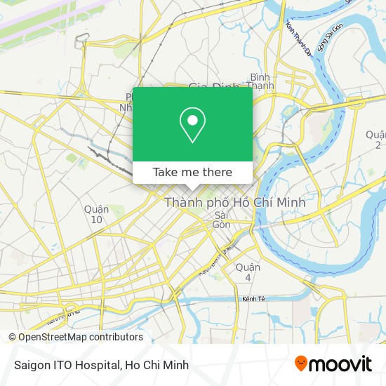Saigon ITO Hospital map