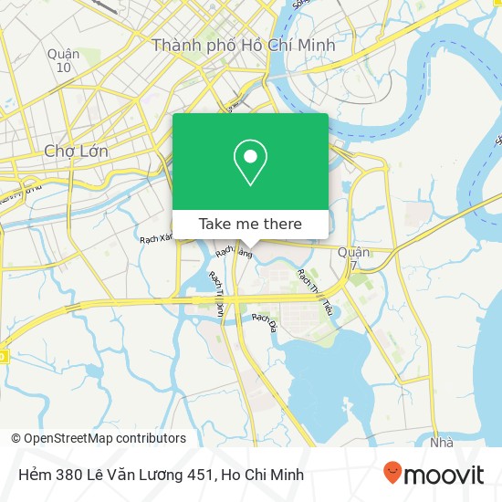 Hẻm 380 Lê Văn Lương 451 map