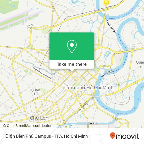 Điện Biên Phủ Campus - TFA map