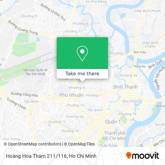 Hoàng Hoa Thám 211/116 map