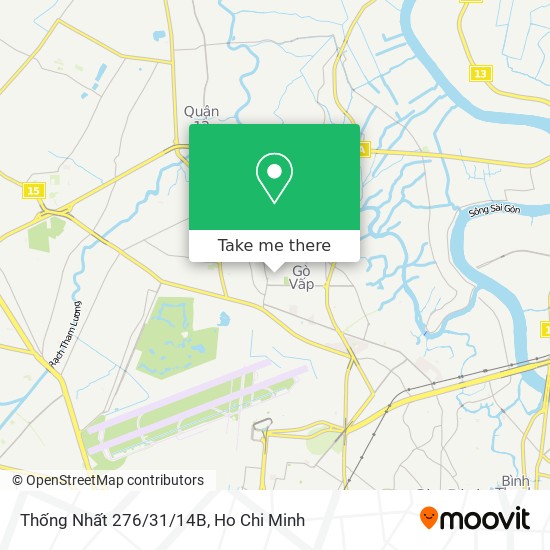 Thống Nhất 276/31/14B map