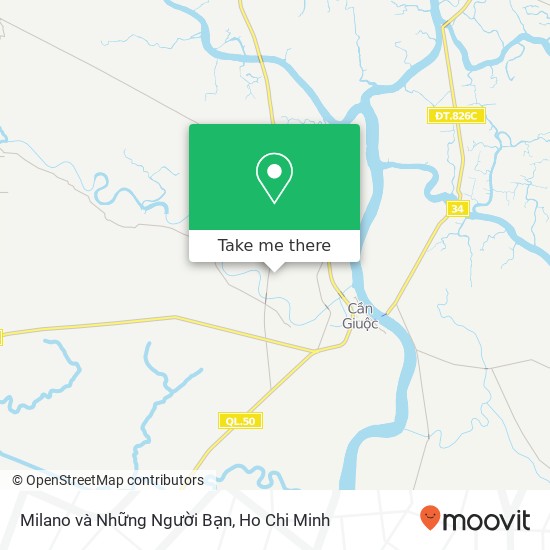 Milano và Những Người Bạn map