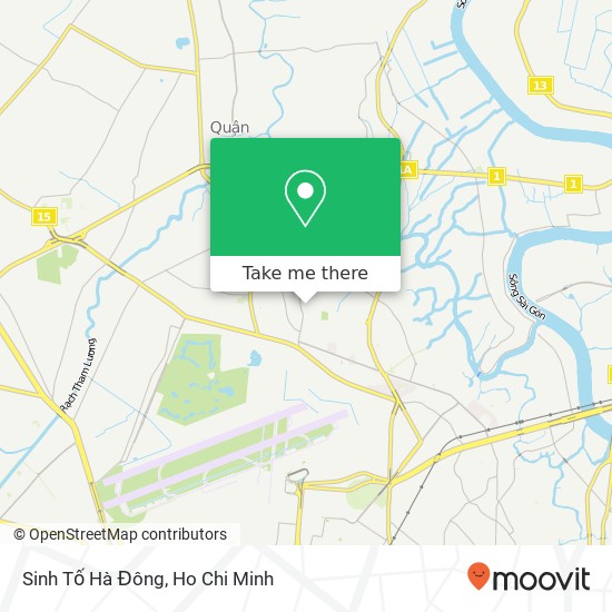 Sinh Tố Hà Đông map