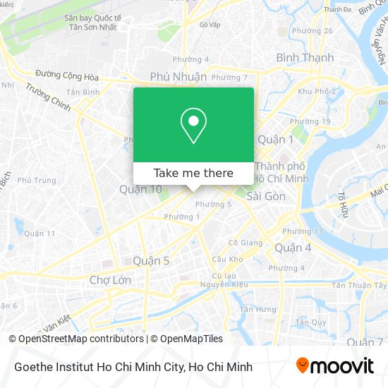 Goethe Institut Ho Chi Minh City map