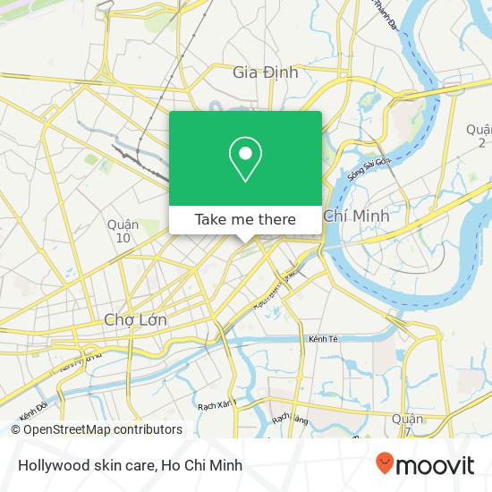 Hollywood skin care map