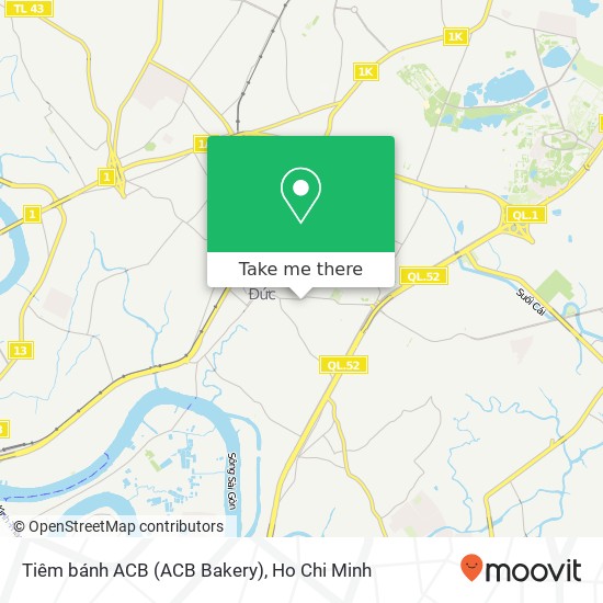 Tiêm bánh ACB (ACB Bakery) map