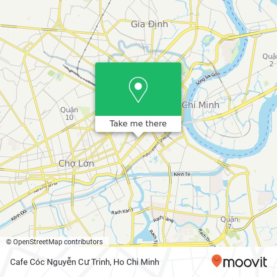 Cafe Cóc Nguyễn Cư Trinh map