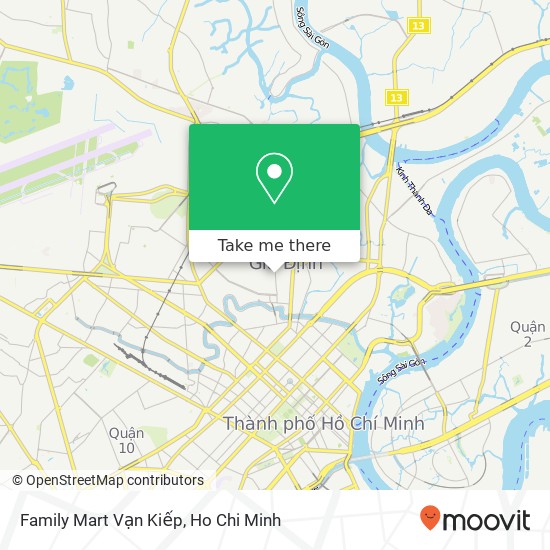 Family Mart Vạn Kiếp map