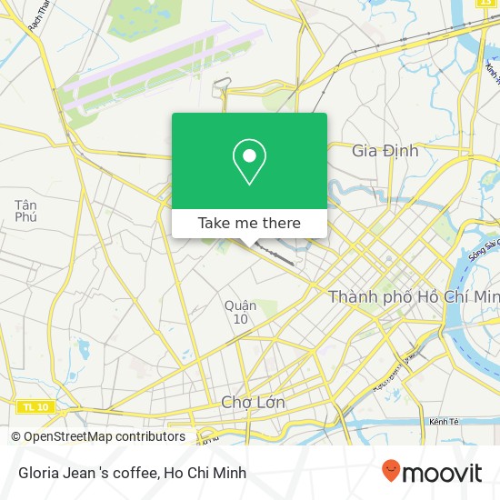 Gloria Jean 's coffee map