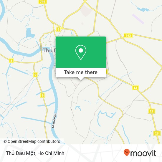 Thủ Dầu Một map