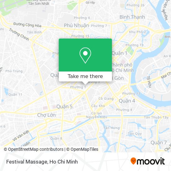 Festival Massage map