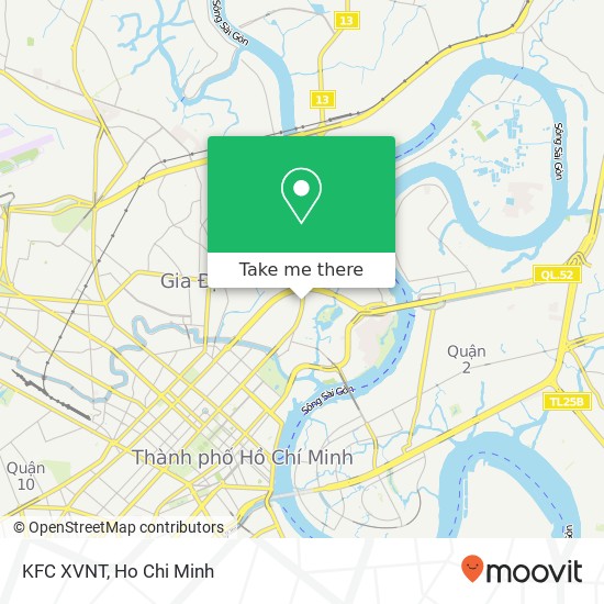 KFC XVNT map