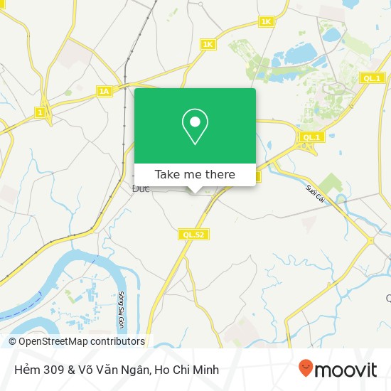 Hẻm 309 & Võ Văn Ngân map