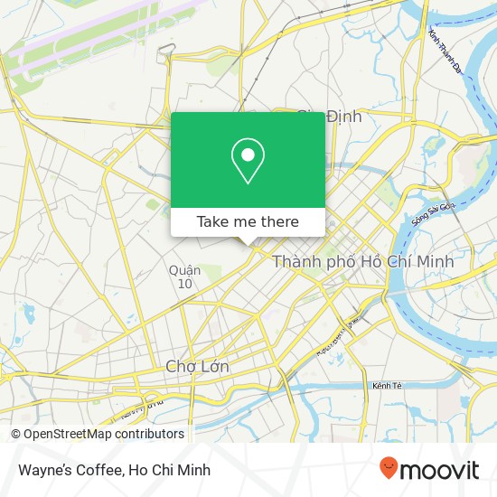 Wayne’s Coffee map