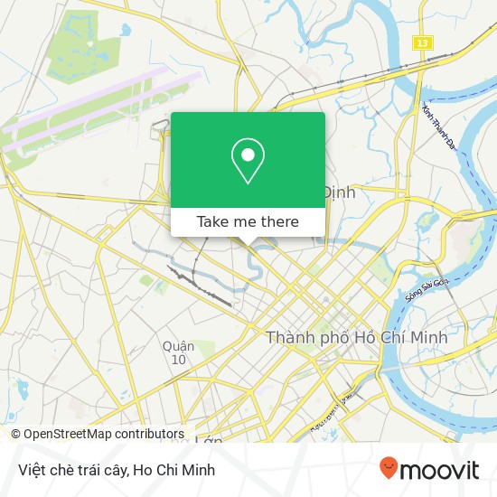 Việt chè trái cây map