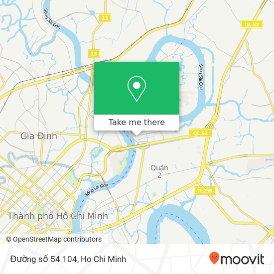 Đường số 54 104 map