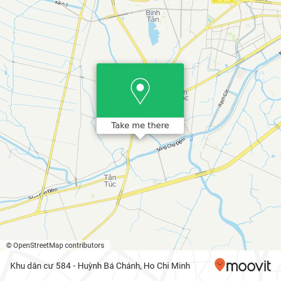 Khu dân cư 584 - Huỳnh Bá Chánh map